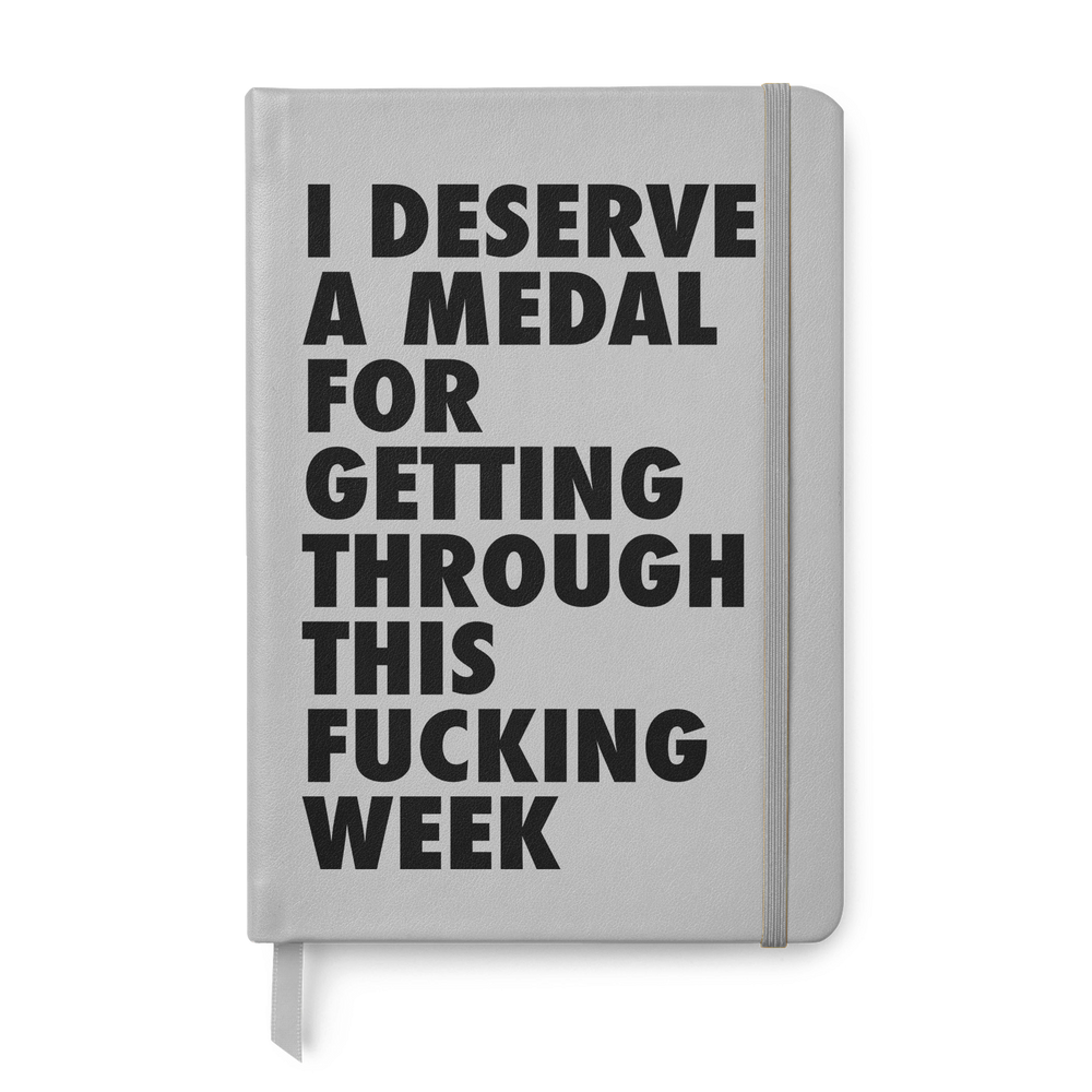 Deserve Medal Leather Style Notebook #5 image